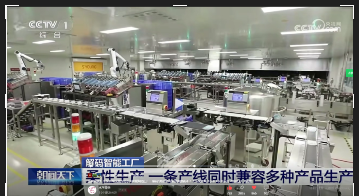 重磅揭秘!央視新聞深度探訪(fǎng)水羊智能制造工廠(chǎng):解碼"美明密碼”-和力泰面膜灌包生產(chǎn)線(xiàn)